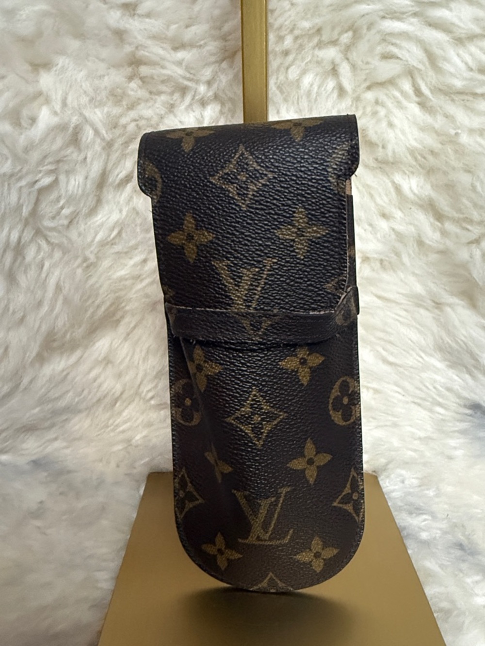 Louis Vuitton Brown Monogram Glasses Sunglasses Pouch